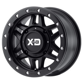 XD ATV XS228 MACHETE Satin Black Wheel (14 x 10. inches /4 x 86 mm, 0 mm Offset)