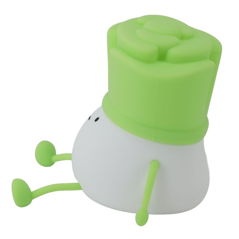 Cute LED Night Light Tap Control Rechargeable 1.5W Decorative Scallion