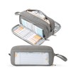 KALIDI Pencil Case with 3 Compartments Large Capacity Pencil Case