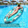 Inflatable Pool Floats Adult, Cooling Pool Float Lounger Raft with