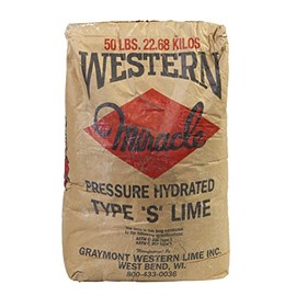 Mutual Industries Western Type S Hydrated Lime, 40 Lb Bag, Masonry Lime