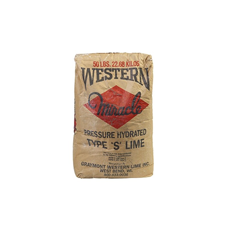 Mutual Industries Western Type S Hydrated Lime, 40 Lb Bag,