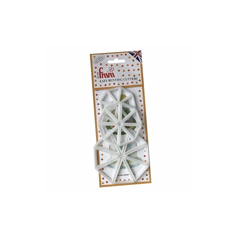 FMM Sugarcraft Fondant Icing Cutter Set 3/Pkg-Bunting