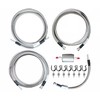 Stainless Steel Braided Fuel Line Quick Fix Kit Compatible with