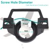 Ceiling Fan Mounting Bracket,1PCS AICWIOO Cast Aluminum Sloped Cathedral Ceiling