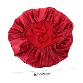 Baluue 2pcs Hair Protection Cap Curly Hair Hat Sleeping Hat Supplies Scrunchies for Women Curly Hair Bonnet for Sleeping Nursing Headbands Hair Ties for Womens Hair Polyester