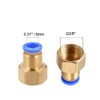 sourcing map Push to Connect Tube Fitting Adapter 8mm Tube