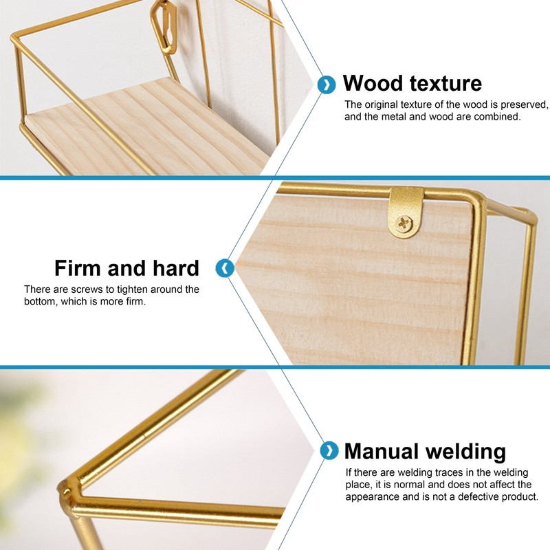 PunchFree Wall Storage Rack Wall Hanging Floating Shelf Bedroom Living