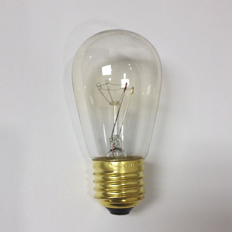 Sival - 11S14 Sign Light Bulb (S14), 11 Watts, Clear,