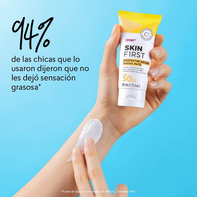Cyzone Bloqueador Facial Skin First, 50 ml.