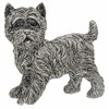 Shudehill Giftware Silver Westie Small Standing Dog