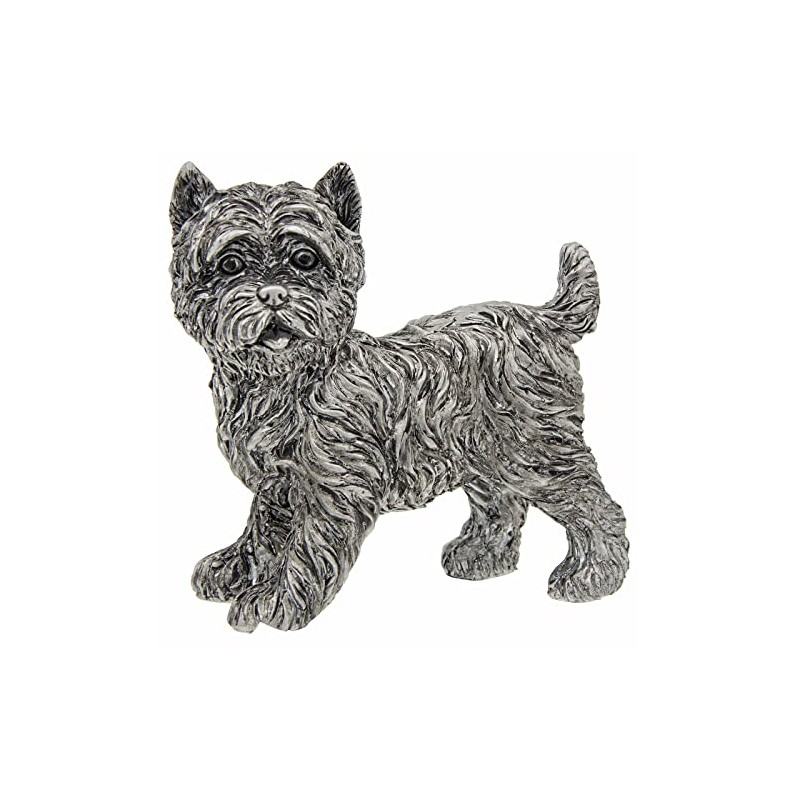 Shudehill Giftware Silver Westie Small Standing Dog