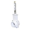 Valterra 6201P PVC Pneumatic Gate Valve, Black, 2" Slip ,