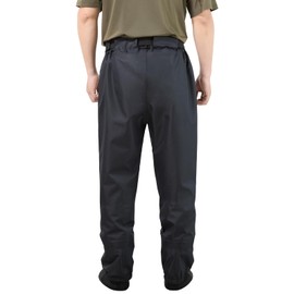 BASSDASH Men’s Breathable Wading Pants Waist Waders with Pockets Waterproof Fly Fishing Stocking Foot Lightweight FW09