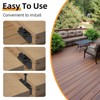 1000 Pack Hidden Deck Fasteners for Composite Decking Board, Composite