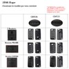 OGGIPRO 3 Button Headlight Key Shell Compatible with CE0536 Flip