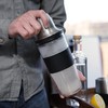 HOST Cocktail Shaker FREEZE Double-Walled Cup with Citrus Reamer, Stainless