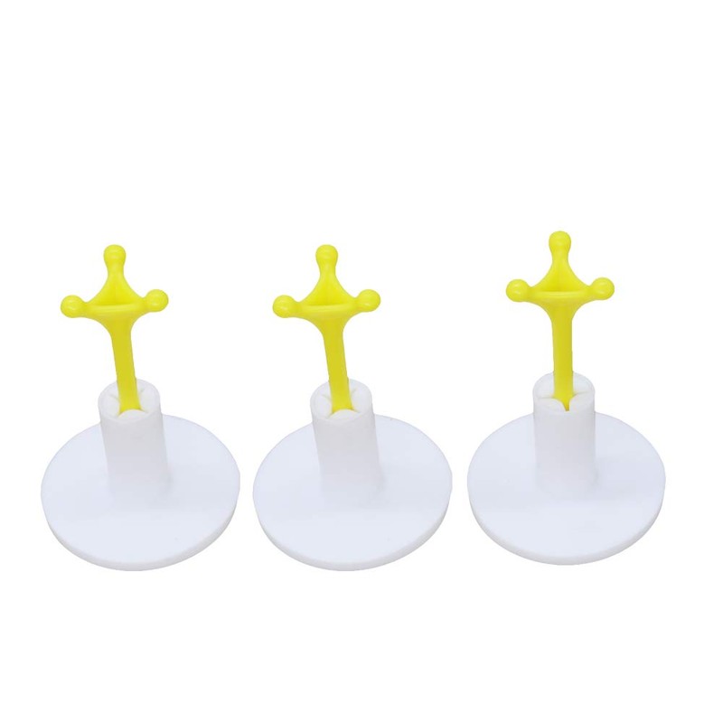 QHALEN Golf Rubber Tee Holder Set for Golf Driving Range