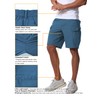AUTIWITUA Men's Hiking Cargo Shorts Quick Dry 9" Lightweight Tactical