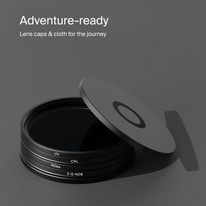 Urth 52mm 4-in-1 Lens Filter Kit (Plus+) — UV, Circular