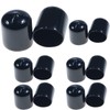 Acocony 7/8 Inch Rubber Cap Round Rubber End Caps PVC