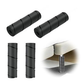 awliye 4 Pcs Bed Frame Toe Protectors 6" Reusable Bed Frame Leg Covers Thickened 0.5" Bed Frame Feet Protectors, Prevent Toe Stubbing Incidents from Sofa/Chair/Table/Furniture Legs