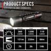 Coast Cutlery Co XP9R 1000 Lumen Black LED Rechargeable Flashlight