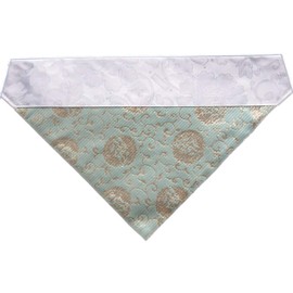 Summertime Putting (Altar, Triangular, Inlining) Dovetsuke (Light Blue, 13.8 inches (35 cm) Wide (70s)