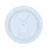 145mm Round Inspection Hatch Waterproof Cover IPX6 White 115mm Cut