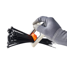 VALUE TOOLS Zip Tie Holder Cable Ties Arrangement, Zip Tie Organizer to Improve Work Efficiency, Wire Ties Holder to Reduce Waste, Heavy Duty Zip Ties Organizer Indoor and Outdoor Use. 50005 White