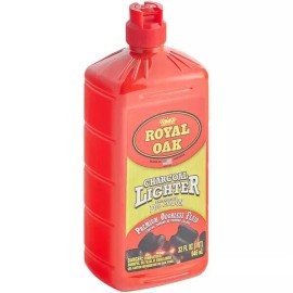 Royal Oak (1-32 oz BOTTLE) ROYAL OAK 32 oz CHARCOAL LIGHTER FLUID, ODORLESS/USA MADE