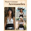 Verceco Men Pirate Costume Accessories Set for Women Bandana Headband