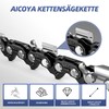 AICOYA 3 x 40 cm saw chain 3/8 inch LP