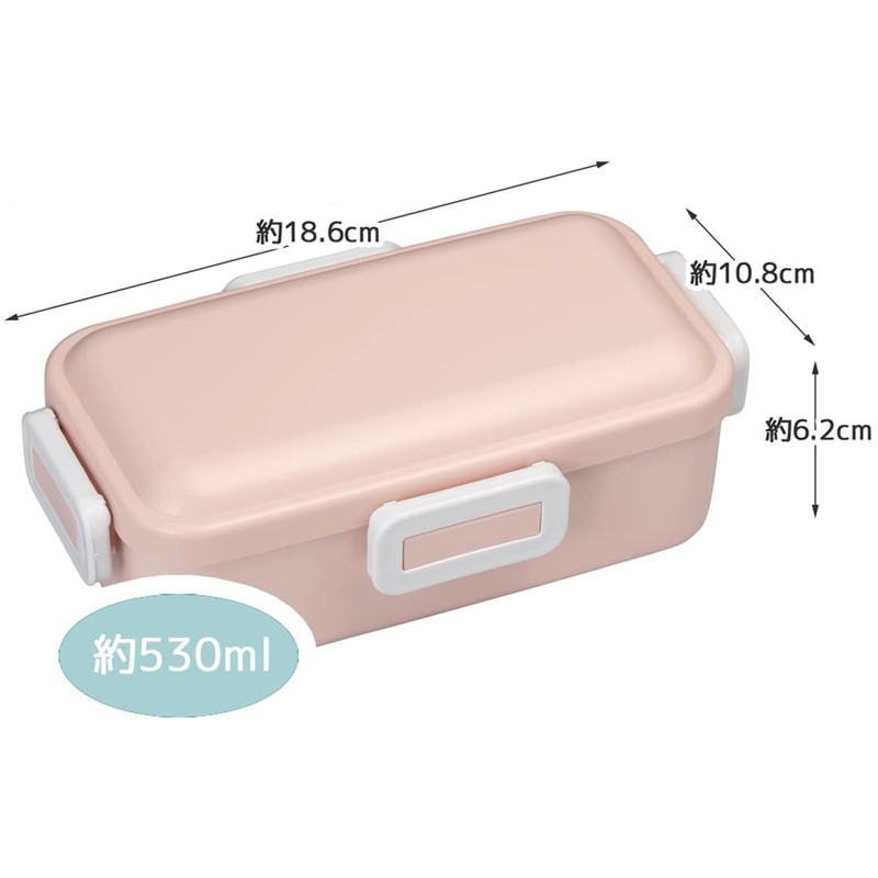 Skater PFLB6AG-A Antibacterial Fluffy Lunch Box with Dome-Shaped Lid, 18.9