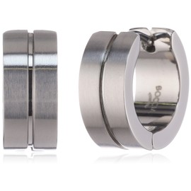 Boccia Titanium Hinged Hoop Earrings 0503-02, Titanium, Easy to use