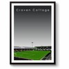 GroundDesigns FULHAM FC Football Gift CRAVEN COTTAGE Stadium Art Unframed