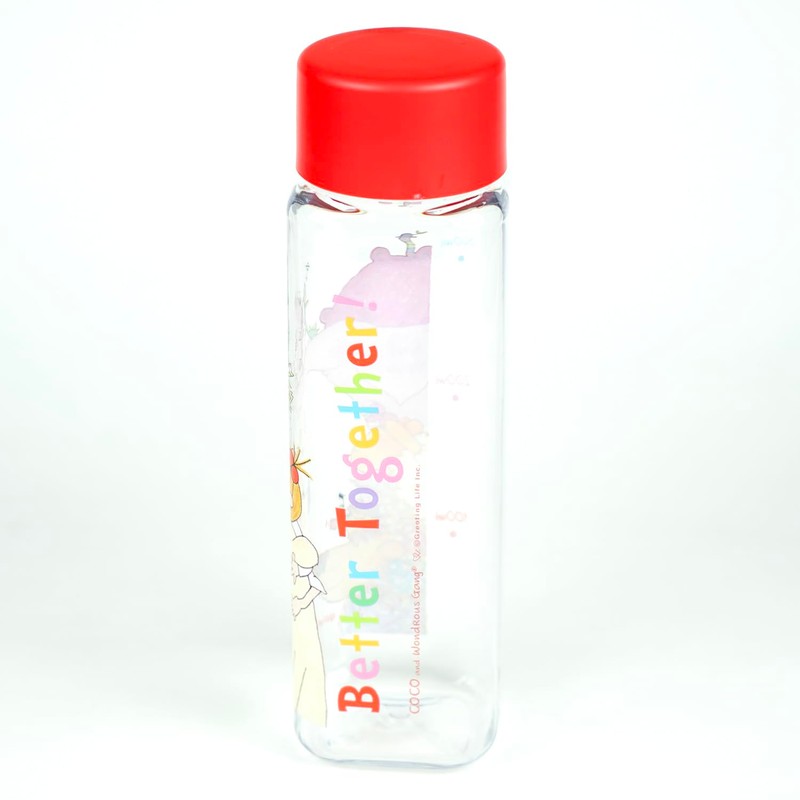 Coco-chan RYL-1075 Friends Greeting Life Drink Bottle, Clear