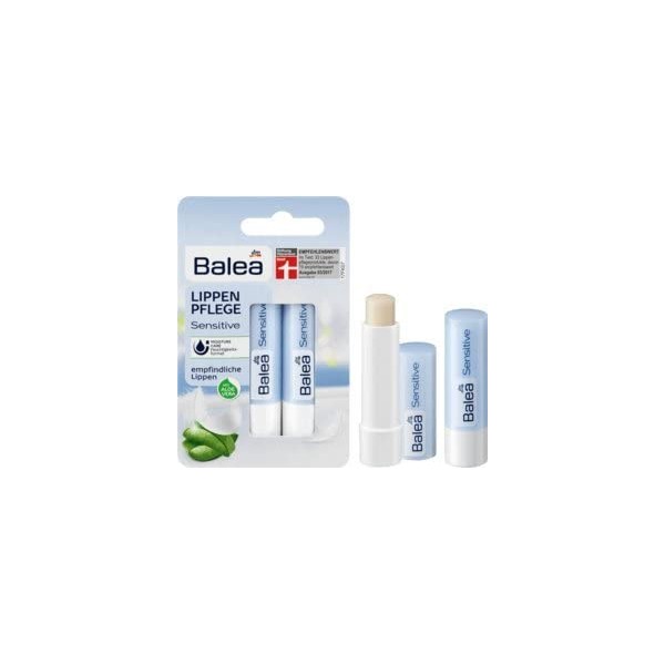 Balea Lip Care Sensitive 9.6 g (pack of 2) - German product