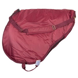Dura-Tech Padded English Saddle Cases for Horses | Ultimate Protection for Transport & Storage | Two Design Styles | All Purpose/Close Contact | Color Burgundy