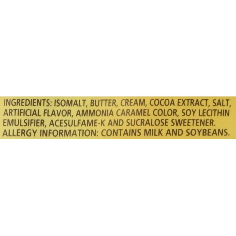 Werther's Original Caramel Chocolate Sugar Free Hard Candies 2.35 oz