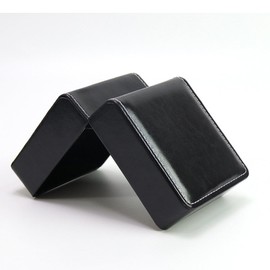 YekouMax Men's Watch Box, Storage Box for Smartwatch and Watches, PU Leather Gift Box for Watch, Jewellery, Birthday, Boyfriend, Men and Women (1, Glossy Black)