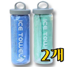 길벗 수영 스포츠 타올 습식타올, 블루+민트, 1세트 Gilbut Swimming Sports Towel Wet Towel, Blue+Mint, Set of 1