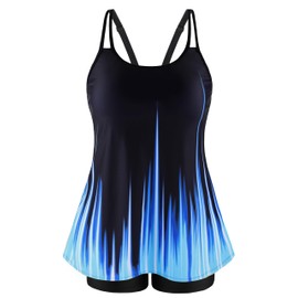 NIeyook Womens Plus Size Tankini Swimsuit