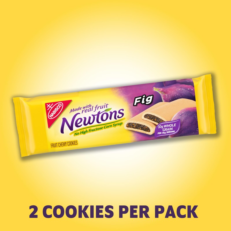 Newtons Fig Bars, Soft Fruit Chewy Cookies, 40 Snack Packs