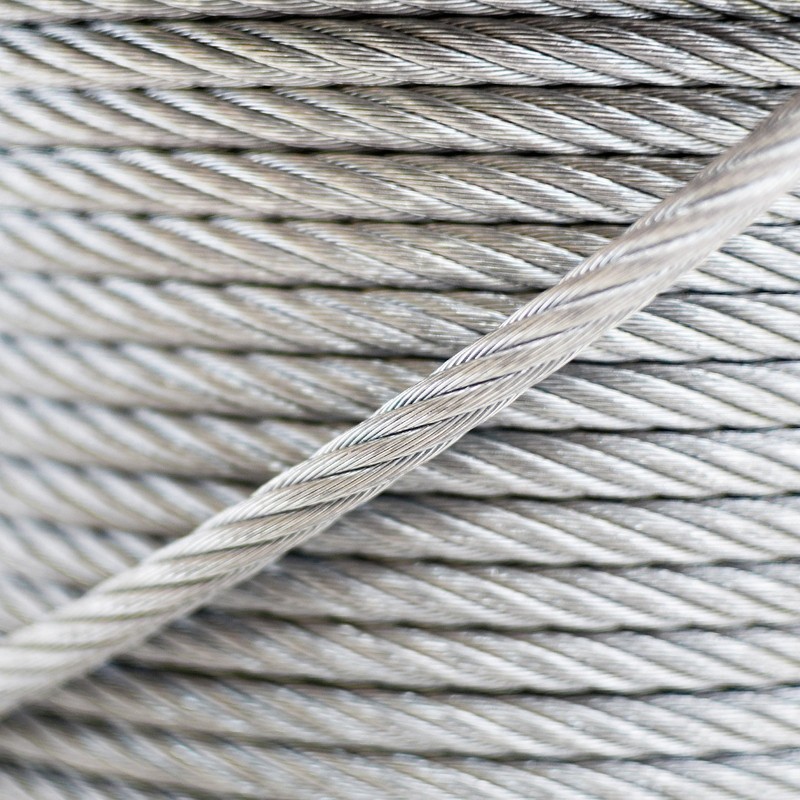 DQ-PP | GALVANISED Wire Rope | 2 milimeters | 50