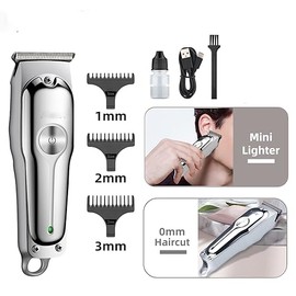Hair Clippers for Men, Hair Clipper T-Blade Hair Trimmer Electric Beard Trimmer Cordless Wireless Rechargeable Shaving Machine For Men