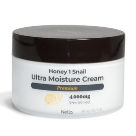 넬라 허니원스네일 울트라 모이스쳐 크림 프리미엄, 80g, 1개 Nella Honey One Snail Ultra Moisture Cream Premium, 80g, 1 unit