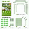 Cludoo 67pcs Garden Mesh Netting Kit,6 Sets Wide Garden Hoops
