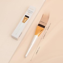 docolor Brocha Plana para Base Líquida – Brocha Ultra Delgada para Maquillaje, Brocha Facial Premium para Difuminar, Crema y Maquillaje Fino, Herramie