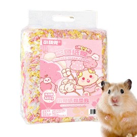 Hamster Bedding, Dust-Less Hedgehog Beddings, Rabbits Paper Litter, Hamster Cage Bedding with Odor Control for Rabbits Syrian Dwarf Hamsters Gerbils